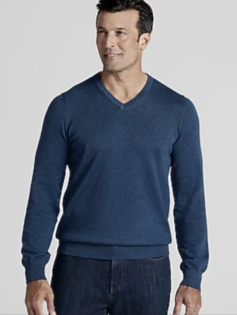 Jos. A. Bank Men's Cashmere V-Neck Sweater Size M